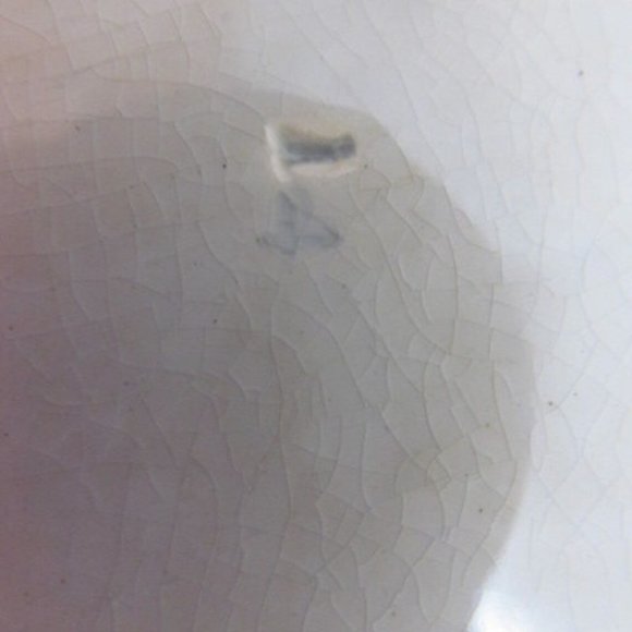 Rare Antique Blue Transferware Platter ironstone Blue Platters Blue White China - Picture 9 of 9